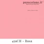 Outlet - Runner 50x120 - Bordo Applicato Panama di Cotone Rosa e Verde Muschio